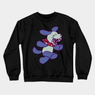 kobato blue dog ioryogi san romping around Crewneck Sweatshirt